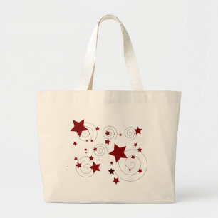 Bolso De Tela Gigante Estrellas