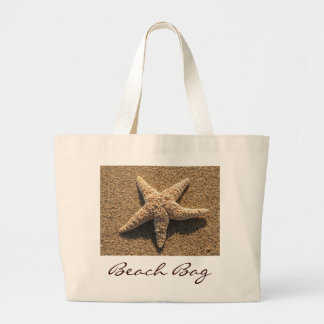 Bolso De Tela Gigante Estrellas de mar en la playa