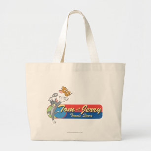 Bolso De Tela Gigante Estrellas de tenis Tom y Jerry 6