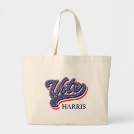 Bolso De Tela Gigante Estrellas y franjas electorales personalizadas