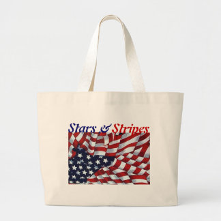 Bolso De Tela Gigante ESTRELLAS y RAYAS de SHARON SHARPE