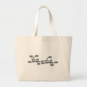 Bolso De Tela Gigante Estructura de la leche de lactosa