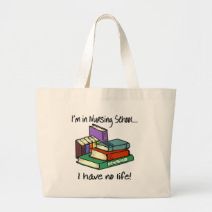 Bolso De Tela Gigante Estudiante de la enfermería