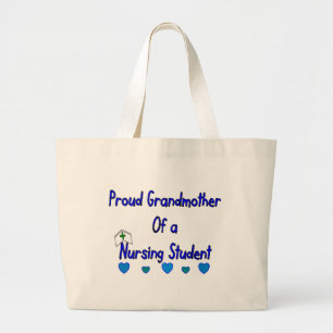 Bolso De Tela Gigante Estudiante orgulloso de la enfermería de