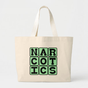 Bolso De Tela Gigante Estupefacientes, Drogas