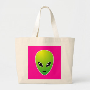 Bolso De Tela Gigante ET - sobre rosa