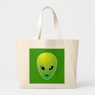 Bolso De Tela Gigante ET - sobre verde