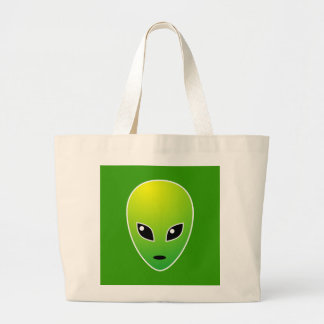 Bolso De Tela Gigante ET - sobre verde