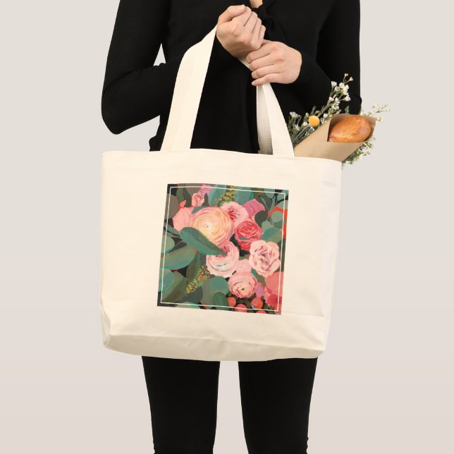 Bolso De Tela Gigante Eucalyptus Bouquet (Anverso (producto))
