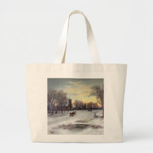 Bolso De Tela Gigante Eve navidades