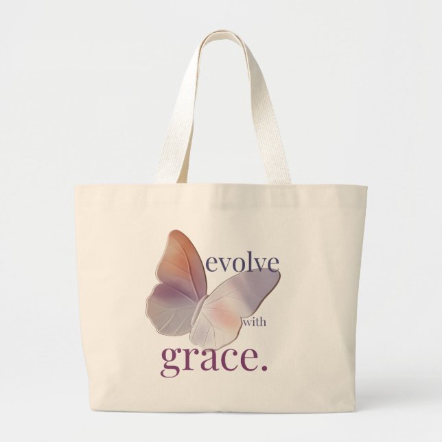 Bolso De Tela Gigante Evolucionar con tema de Grace (Frente)