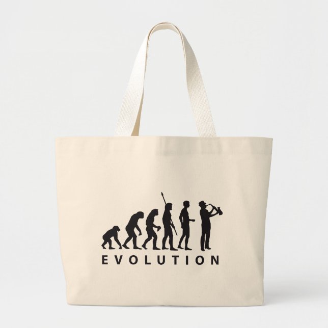 Bolso De Tela Gigante evolution saxophon (Frente)