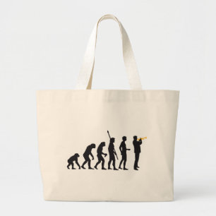 Bolso De Tela Gigante evolution trumpet player