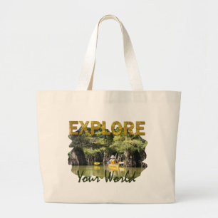 Bolso De Tela Gigante Explora tu mundo - Kayaking