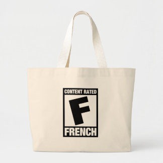 Bolso De Tela Gigante F clasificada: Francés