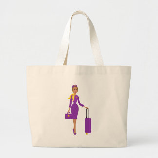 Bolso De Tela Gigante Fabuloso Operador De Vuelo