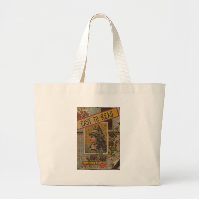 Bolso De Tela Gigante Fácil de leer (Frente)