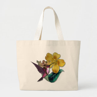 Bolso De Tela Gigante Faery del colibrí del KRW