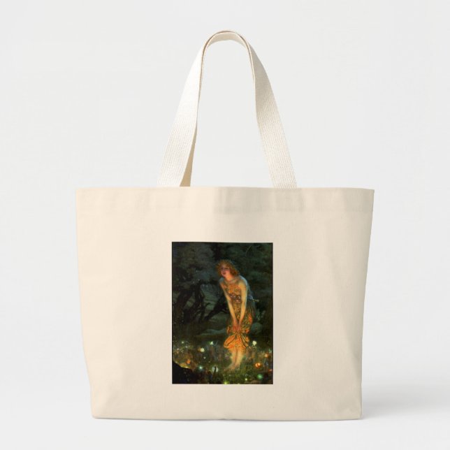 Bolso De Tela Gigante Fairy Circle Fairies Midsummer Eve (Frente)