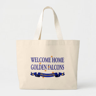 Bolso De Tela Gigante Falcons de oro caseros agradables