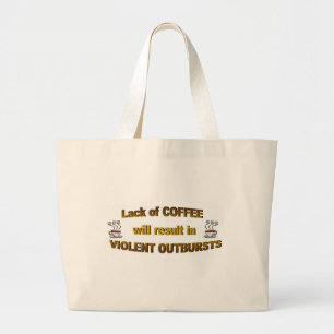 Bolso De Tela Gigante falta del café