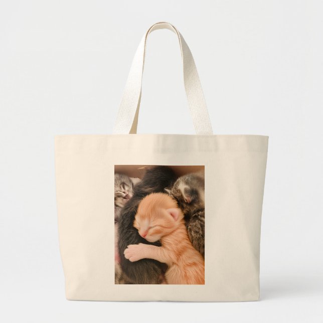 Bolso De Tela Gigante Family Is Everything, Kitten Tote Bag (Frente)