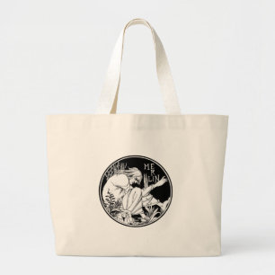 Bolso De Tela Gigante Fantasía Art Nouveau de Merlin
