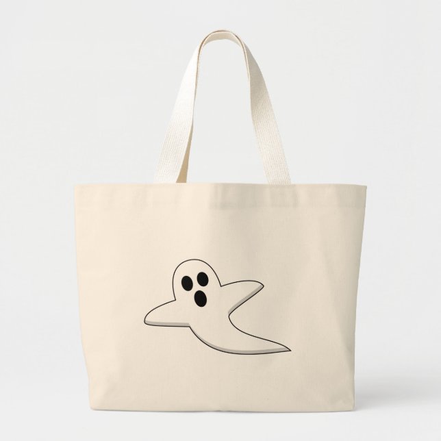Bolso De Tela Gigante Fantasma Cuta (Frente)