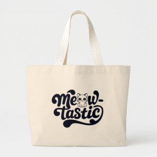 Bolso De Tela Gigante Fantastico de Cat Meow-Tastic