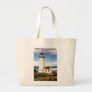 Bolso De Tela Gigante Faro de North Head, Washington