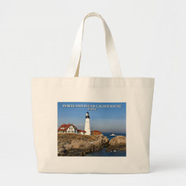 Bolso De Tela Gigante Faro de Portland Head, Maine