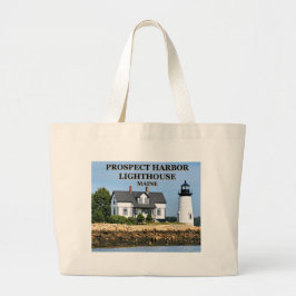 Bolso De Tela Gigante Faro del puerto de Prospect, Maine Tote Bag