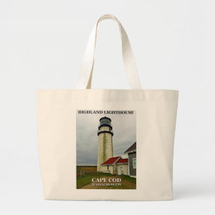 Bolso De Tela Gigante Faro Highland, Cape Cod, Massachusetts