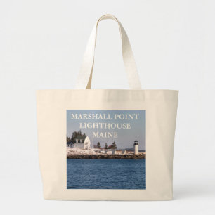 Bolso De Tela Gigante Faro Marshall Point, Port Clyde Maine