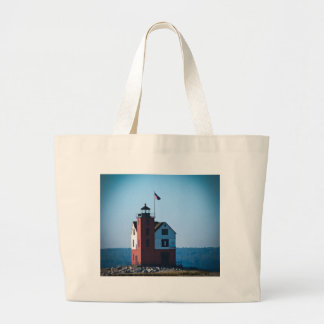 Bolso De Tela Gigante Faro redondo de la isla