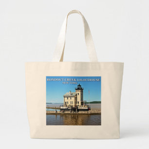 Bolso De Tela Gigante Faro Rondout Creek de Nueva York