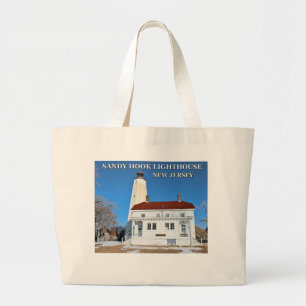 Bolso De Tela Gigante Faro Sandy Hook, Nueva Jersey