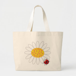 Bolso De Tela Gigante fatfatin Daisy & Ladybug Fun Cute Tote Bag