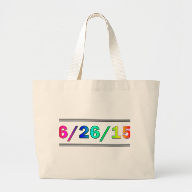 Bolso De Tela Gigante Fecha de SCOTUS (Frente)