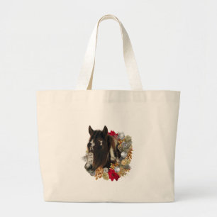 Bolso De Tela Gigante Felices Navidad de Brayley