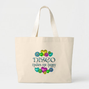 Bolso De Tela Gigante Felicidad del disco
