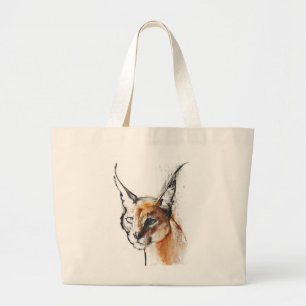 Bolso De Tela Gigante Felino