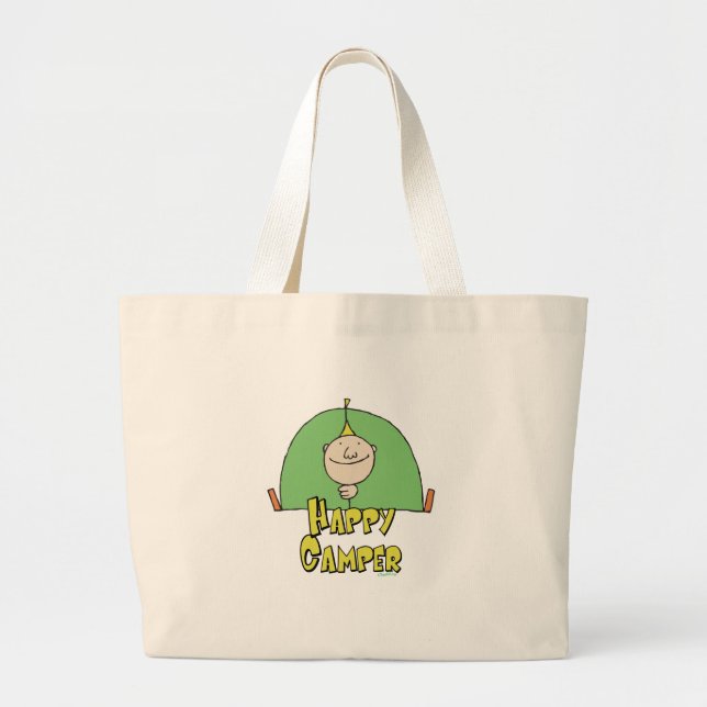 Bolso De Tela Gigante Feliz Camper Guy (Frente)