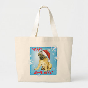 Bolso De Tela Gigante Feliz cumpleaños Mastiff