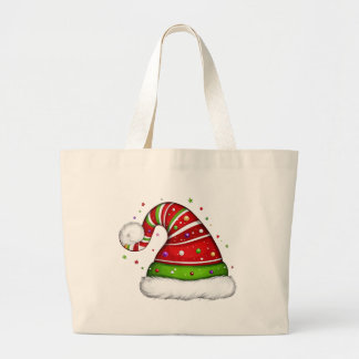 Bolso De Tela Gigante Feliz Navidad 