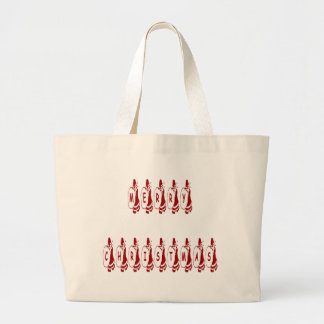 Bolso De Tela Gigante Feliz Navidad Santa Claus Font