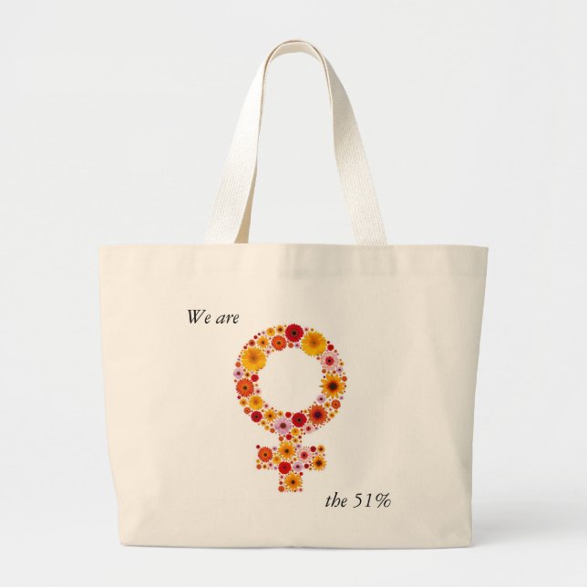 Bolso De Tela Gigante Feminismo (Frente)