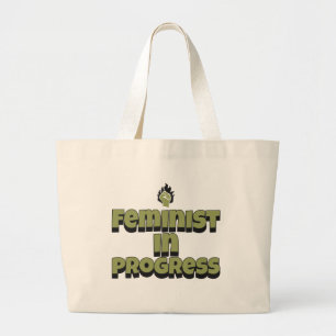 Bolso De Tela Gigante Feminista en Progreso