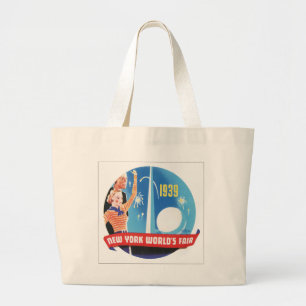 Bolso De Tela Gigante Feria Mundial de Nueva York 1939