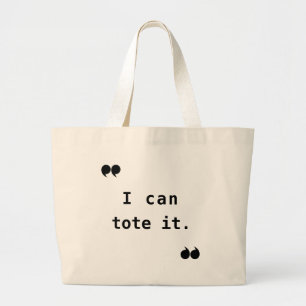 Bolso De Tela Gigante Fianza de 90 días - fans de Angela